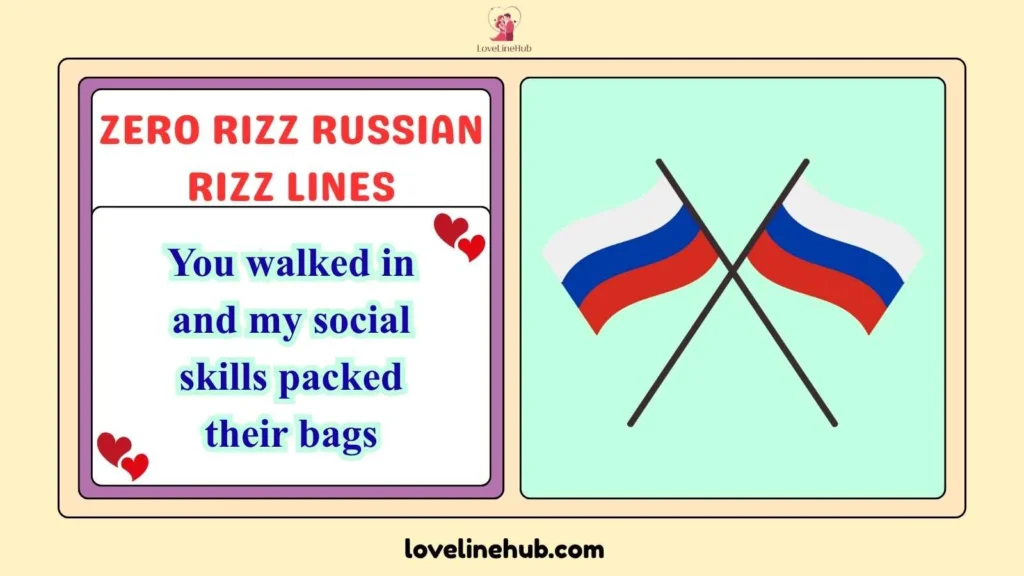 Zero Rizz Russian Rizz Lines