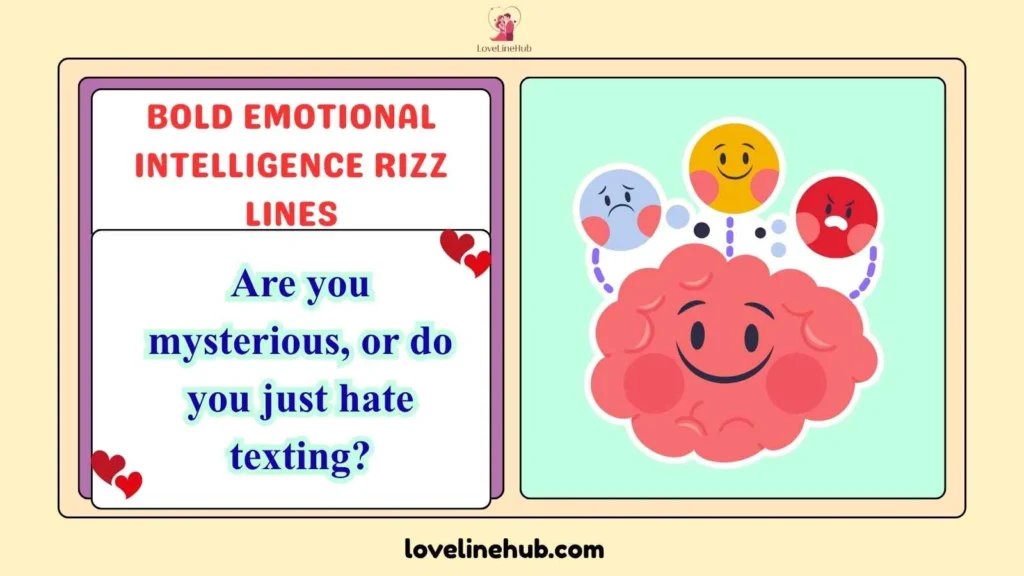 Bold Emotional Intelligence Rizz Lines