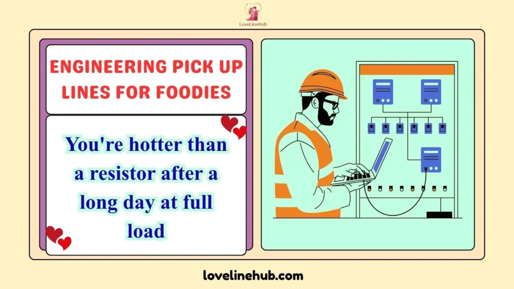 Engineering Pick Up Lines for Foodies