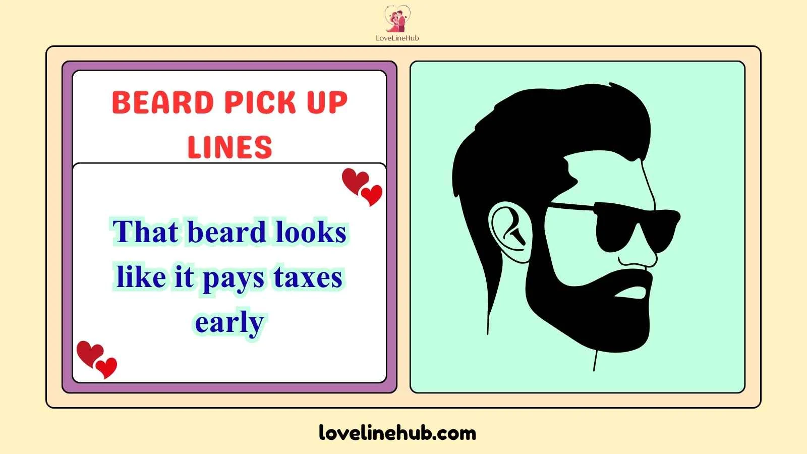 beard pick up lines