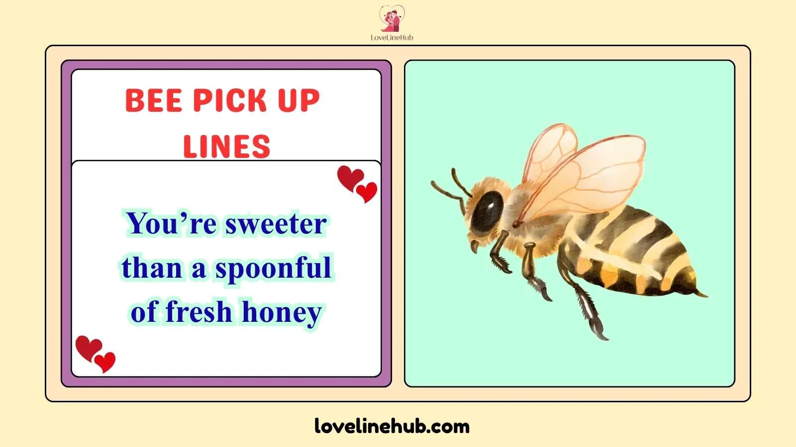 bee pick up lines