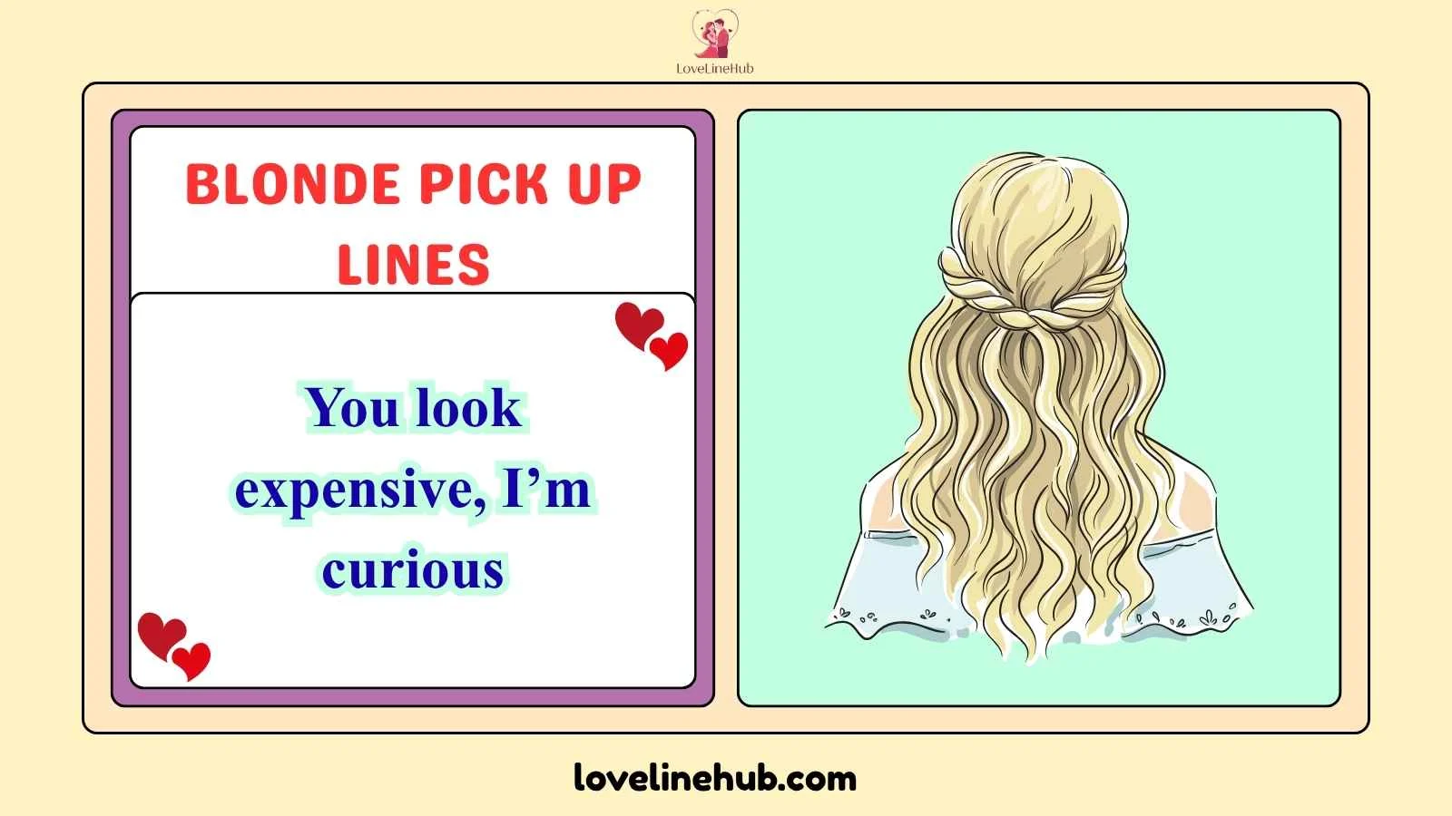 blonde pick up lines