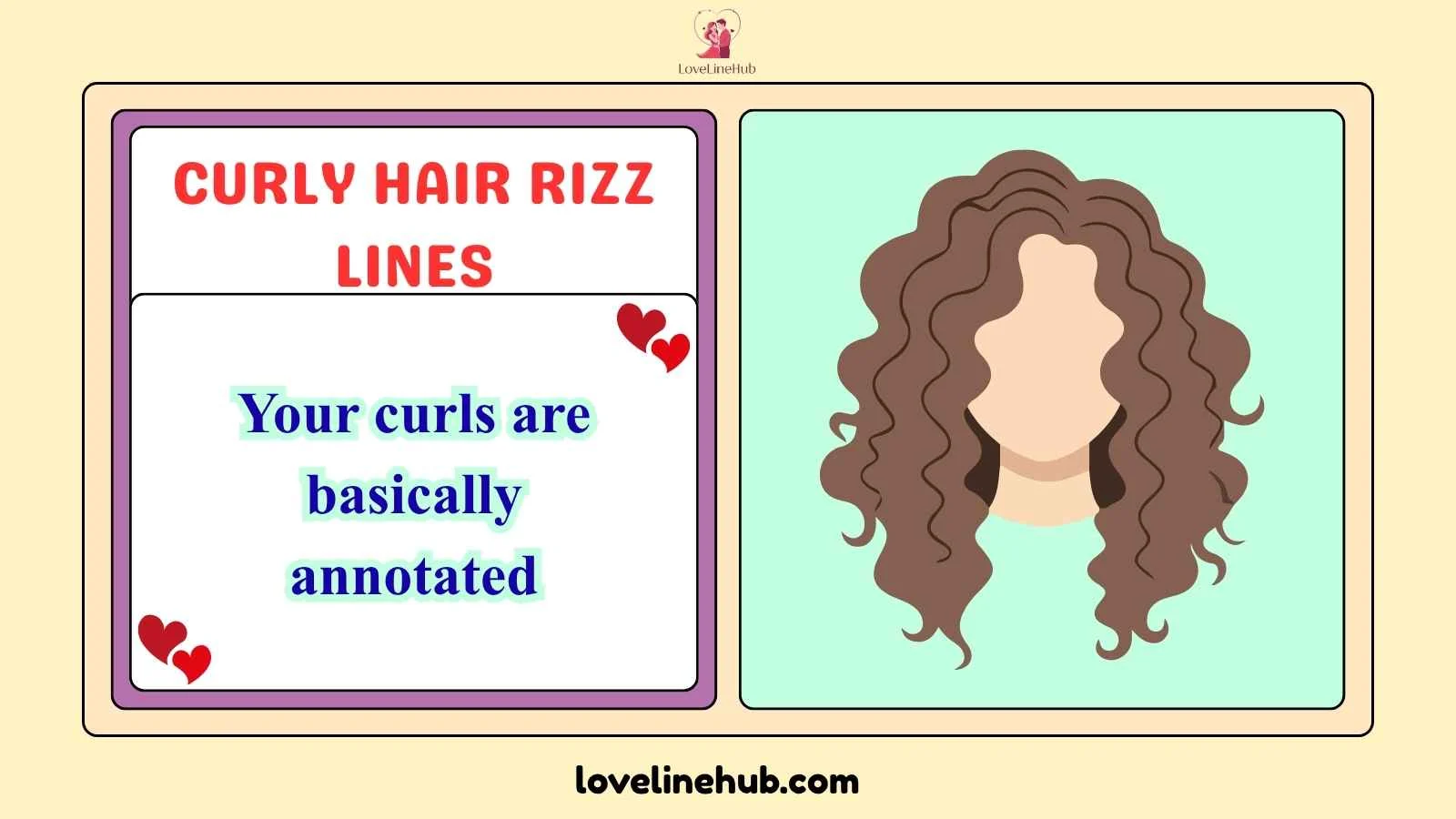 curly hair rizz lines
