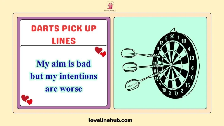 darts pick up lines