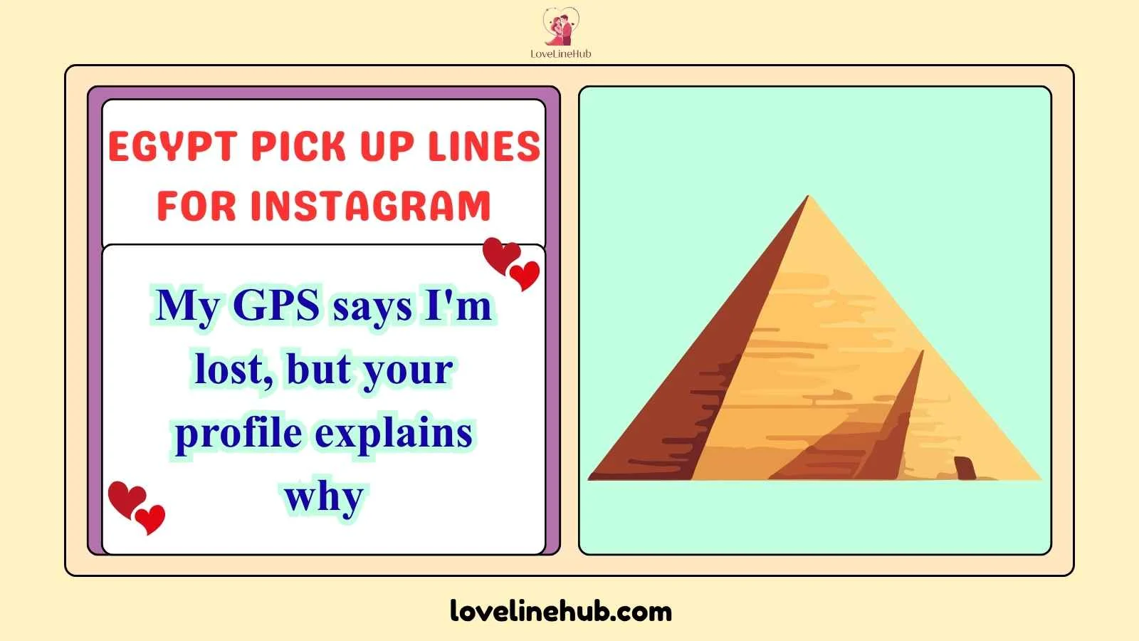 egypt pick up lines for instagram