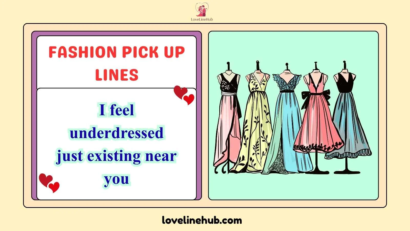 fashion pick up lines