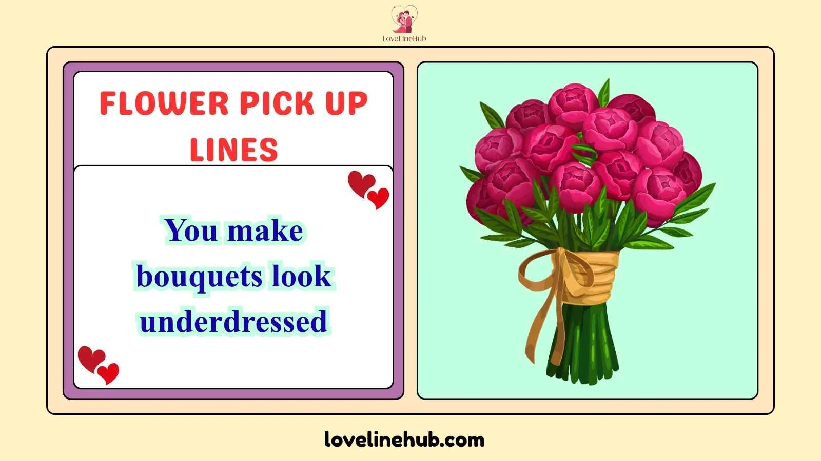 flower pick up lines