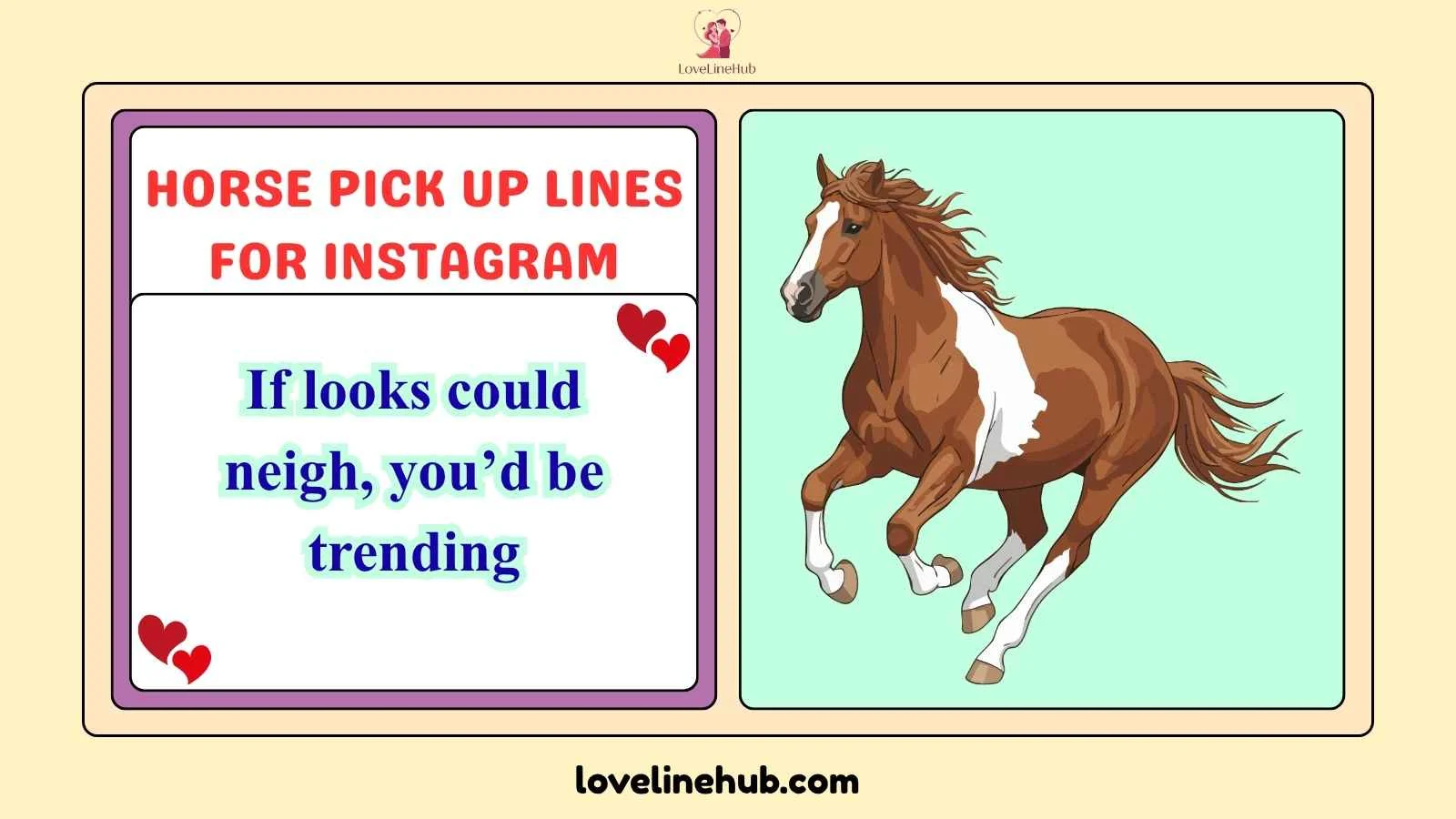 horse pick up lines for instagram