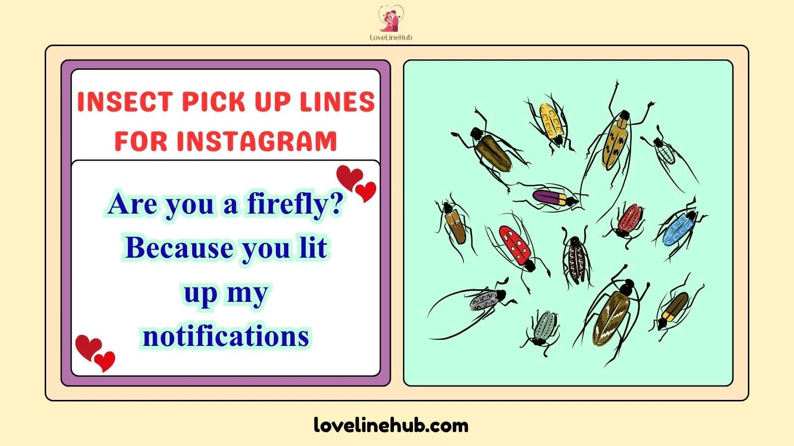 insect pick up lines for instagram