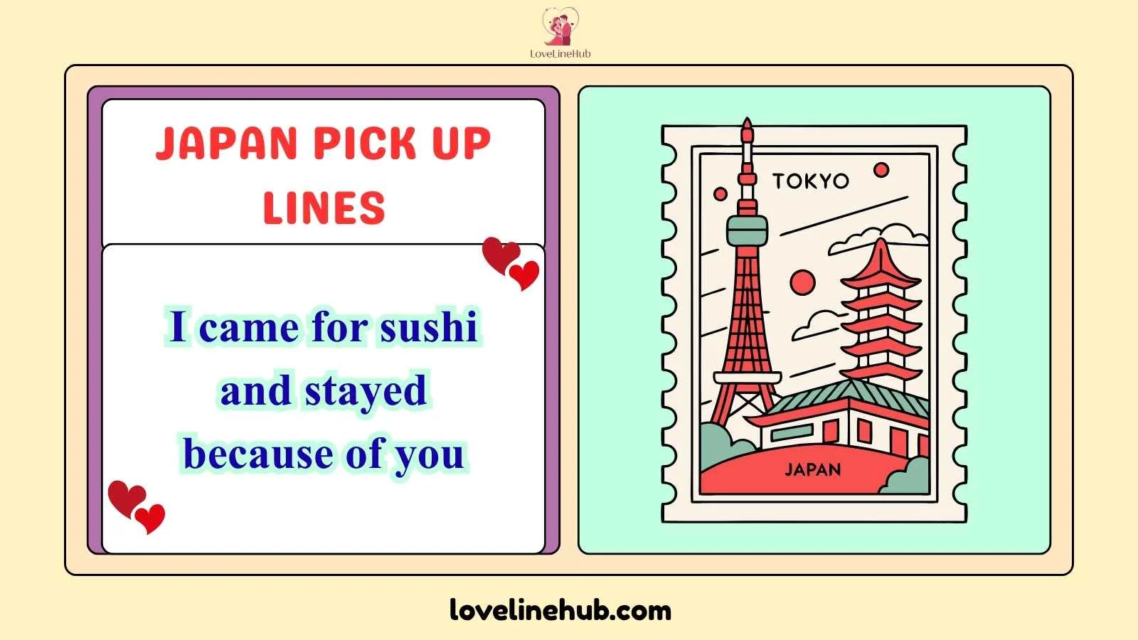 japan pick up lines