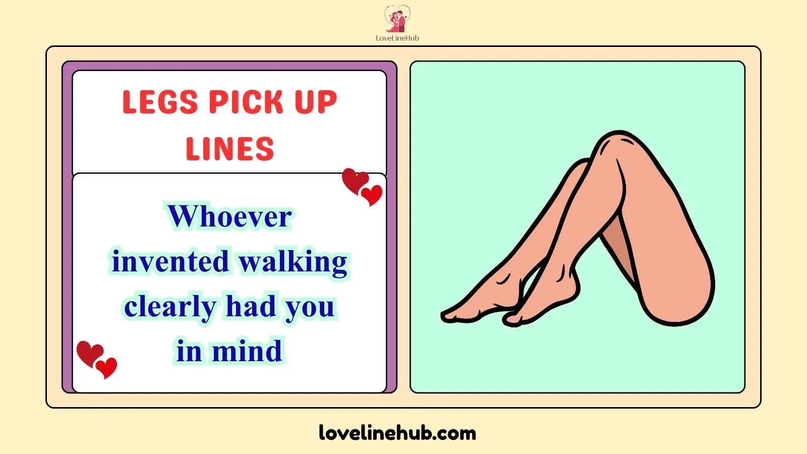 legs pick up lines