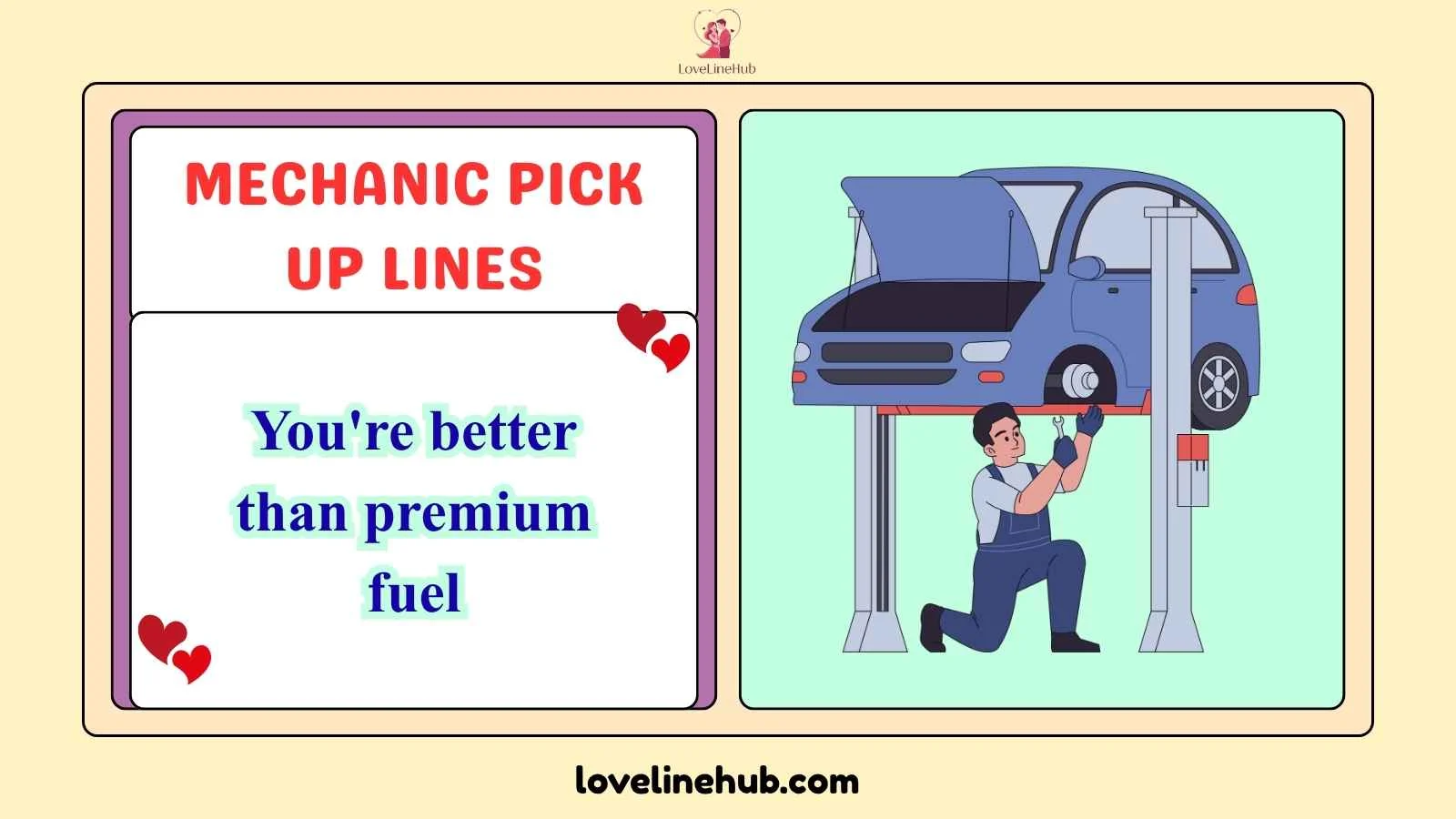 mechanic pick up lines