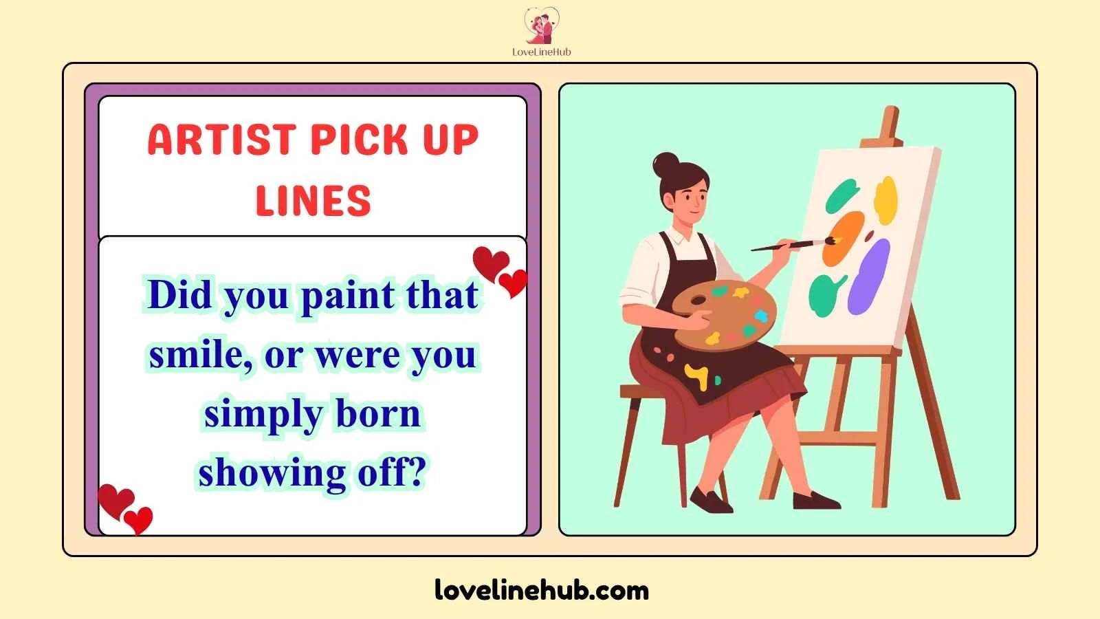 artist pick up lines