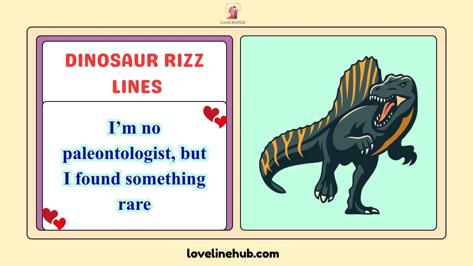 dinosaur rizz lines