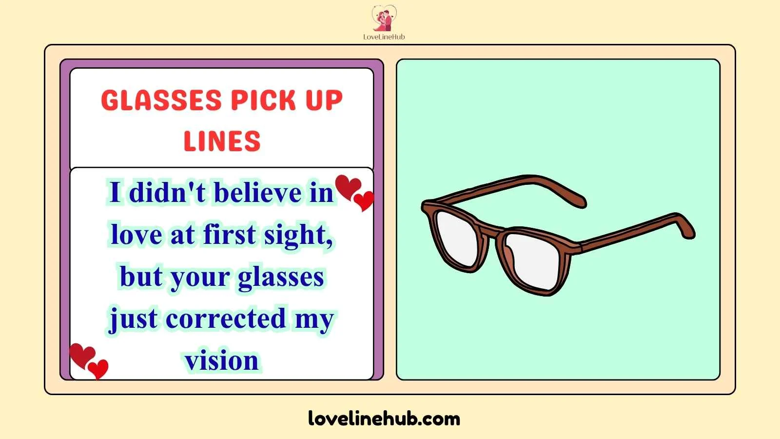 glasses pick up lines