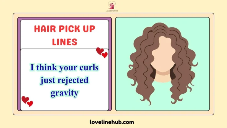 hair pick up lines