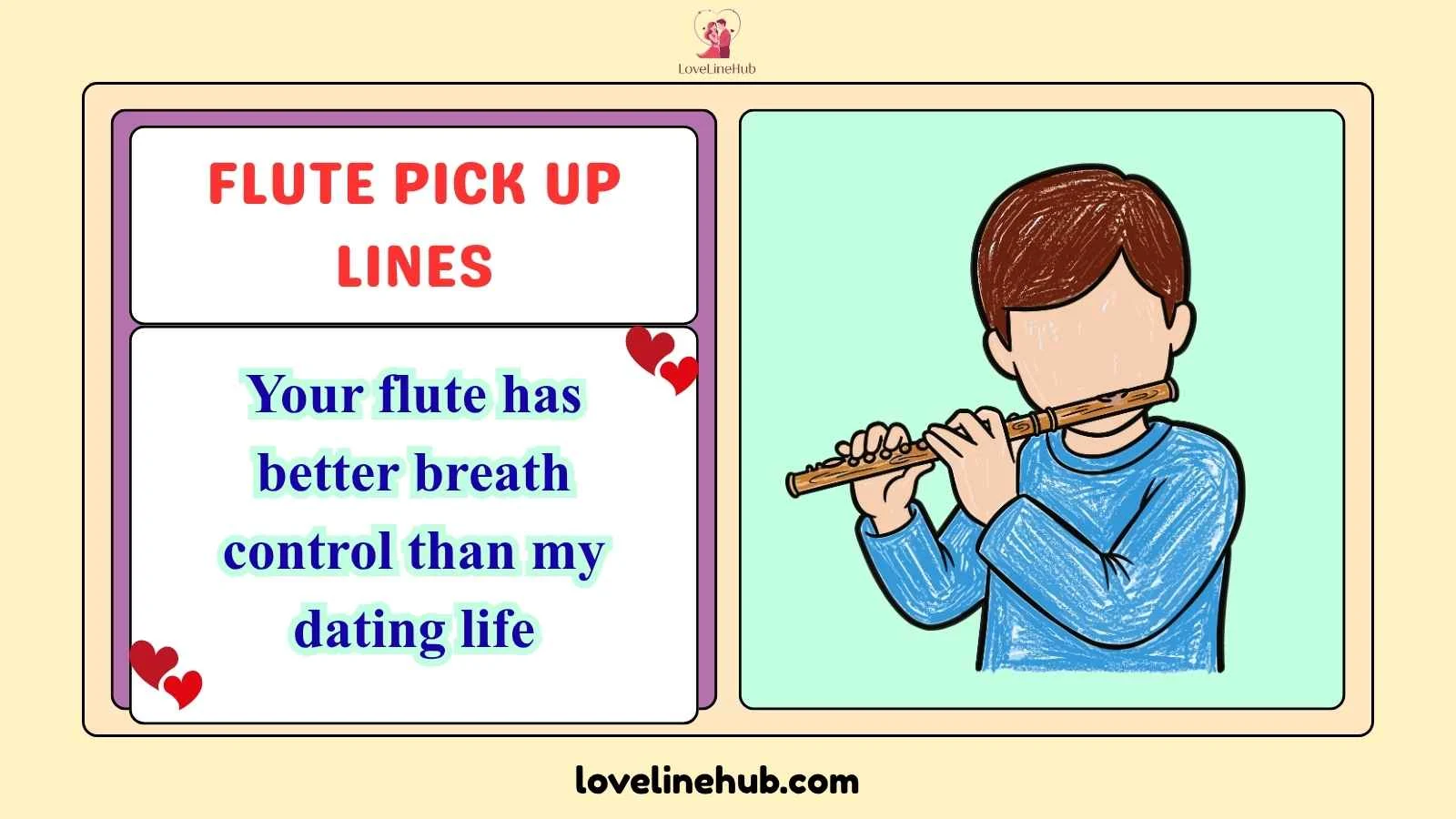 flute pick up lines