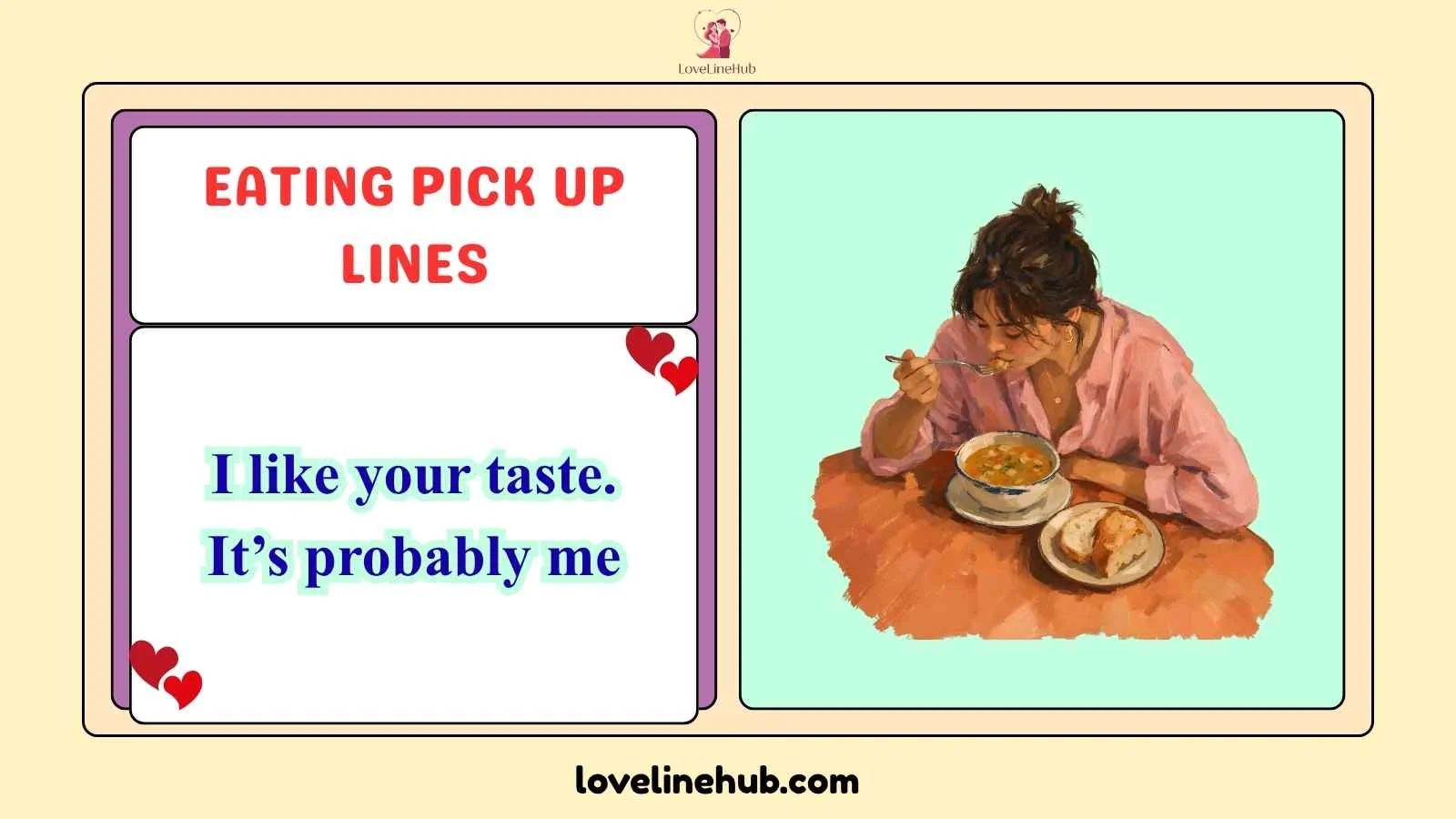 eating pick up lines