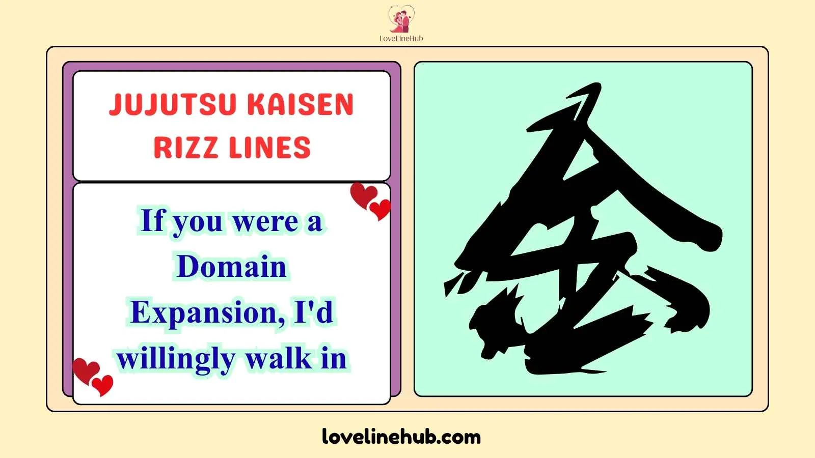 jujutsu kaisen rizz lines