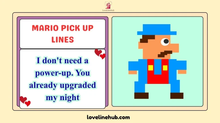 mario pick up lines